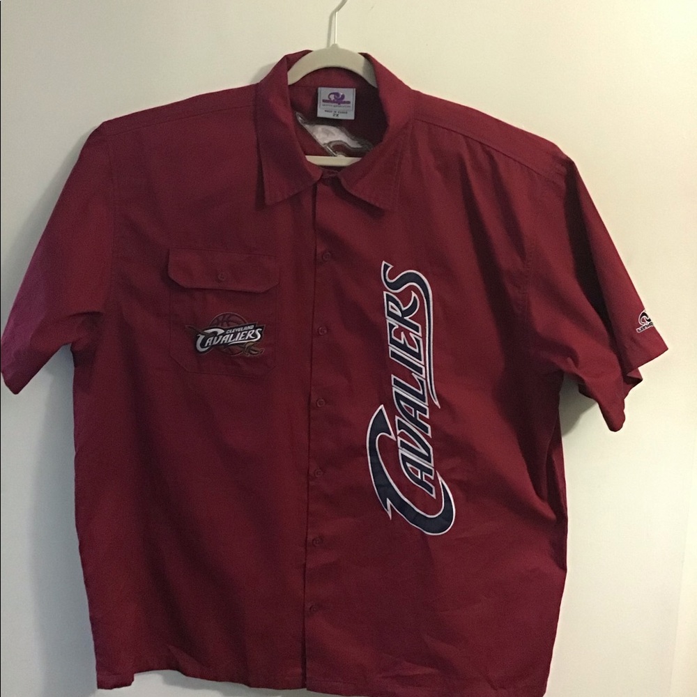 Cleveland Cavaliers button up. XXL